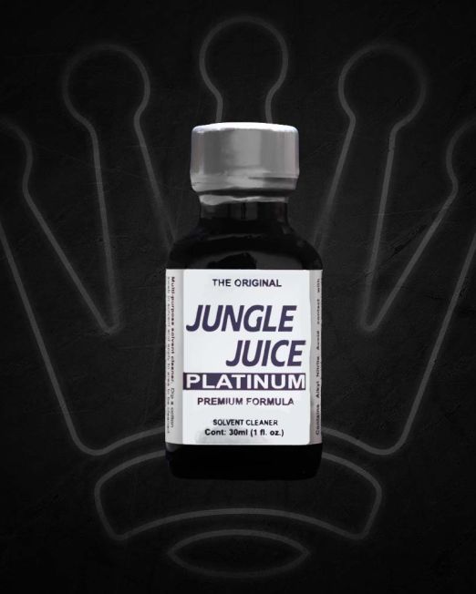 Bottle of Jungle Juice platinum 30ml poppers