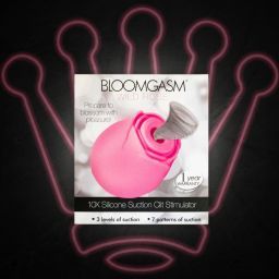 BLOOMGASM 10X SILICONE SUCTION CLIT STIMULATOR – PINK