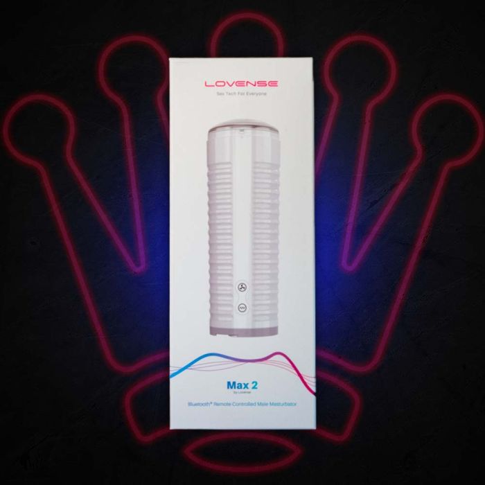 LOVENSE MAX 2 RECHARGEABLE MALE MASTURBATOR – WHITE