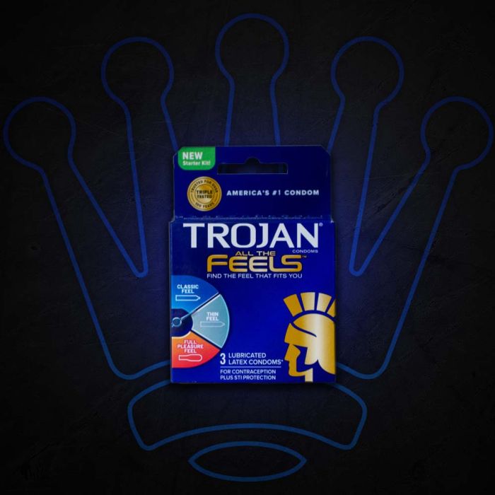 TROJAN ALL THE FEELS CONDOM 3-PK