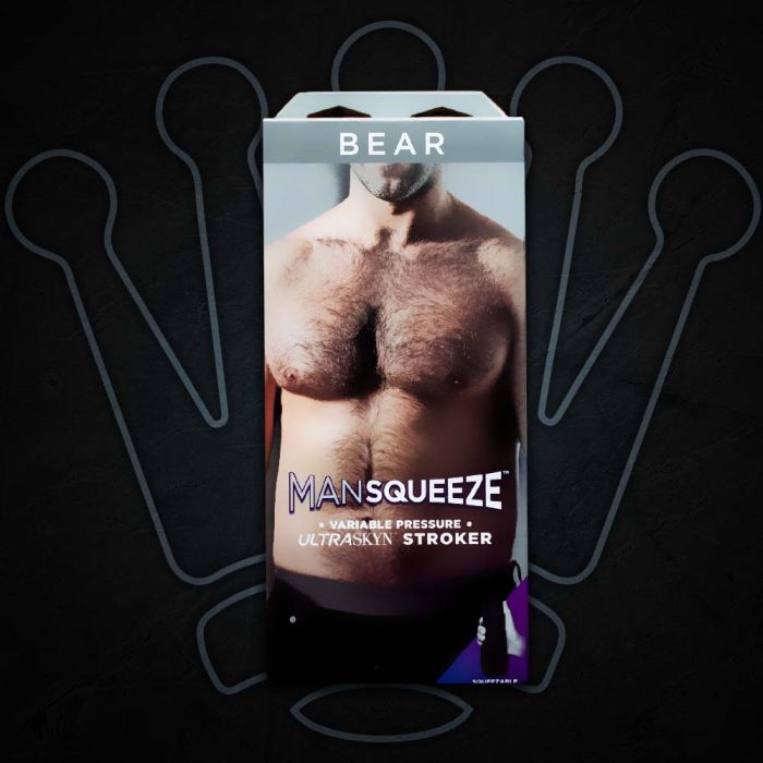 MAN SQUEEZE BEAR ASS