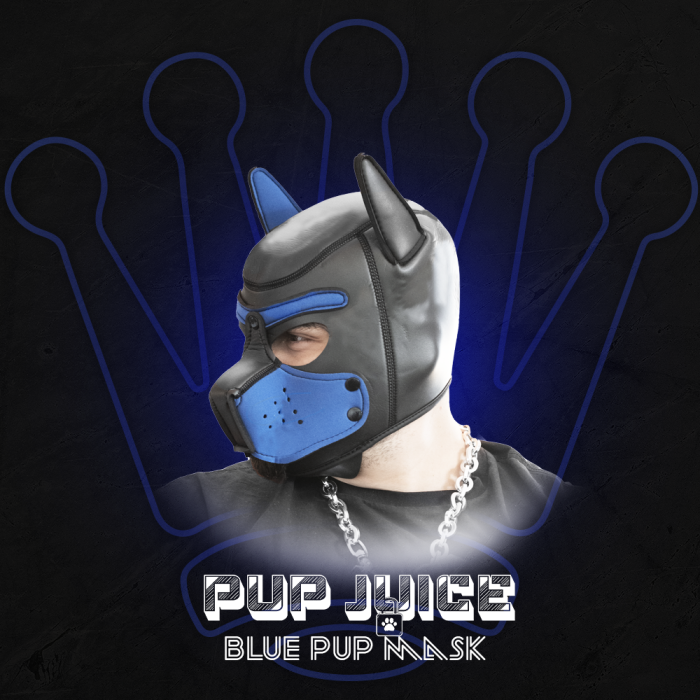 PUP JUICE – PUP PLAY PUPPY HOOD (BLUE)