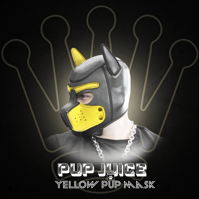 PUP JUICE – PUP PLAY PUPPY HOOD (YELLOW)