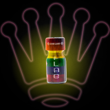 Jolt Flag 10ml popper bottle with rainbow-colored label and pride-themed design
