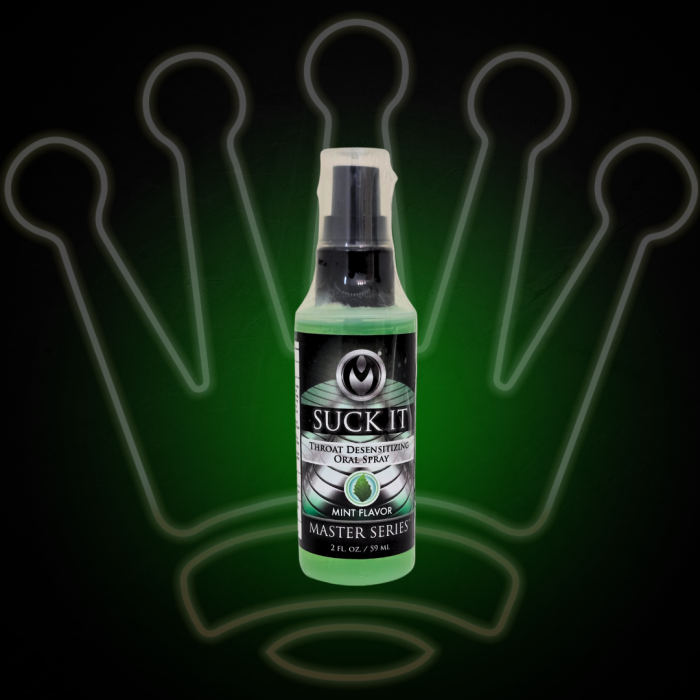 MASTER SERIES “SUCK IT” DESENSITIZING THROAT SPRAY 2OZ